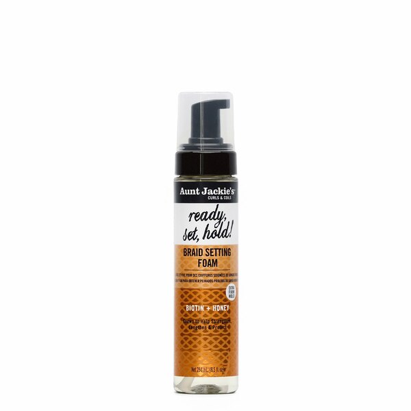 Aunt Jackie's Biotin & Honey Braid Setting Foam, 8.5 OZ