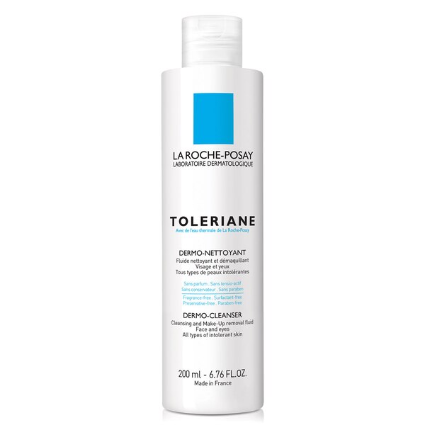 La Roche-Posay Toleriane Dermo-Cleanser - Gel de limpieza y desmaquillador, 6.76 oz