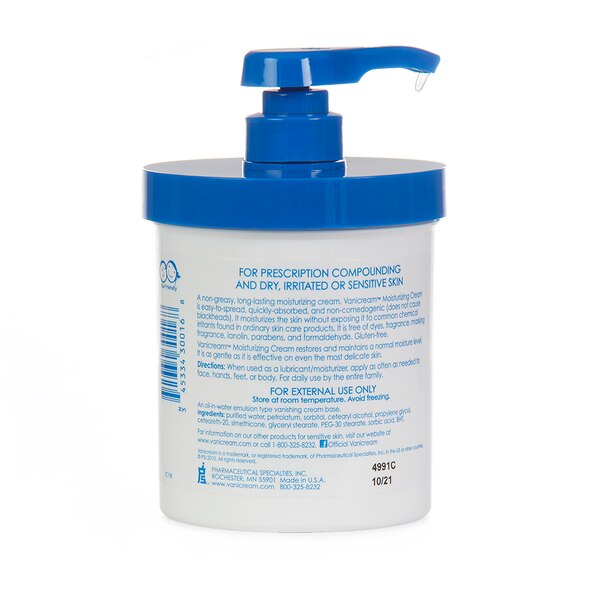 Vanicream Moisturizing Skin Cream for Sensitive Skin, 16 OZ