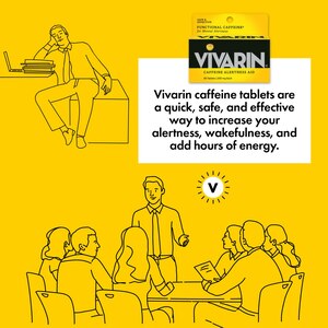 Vivarin Caffeine Alertness Aid 200 MG Tablets, 40 CT