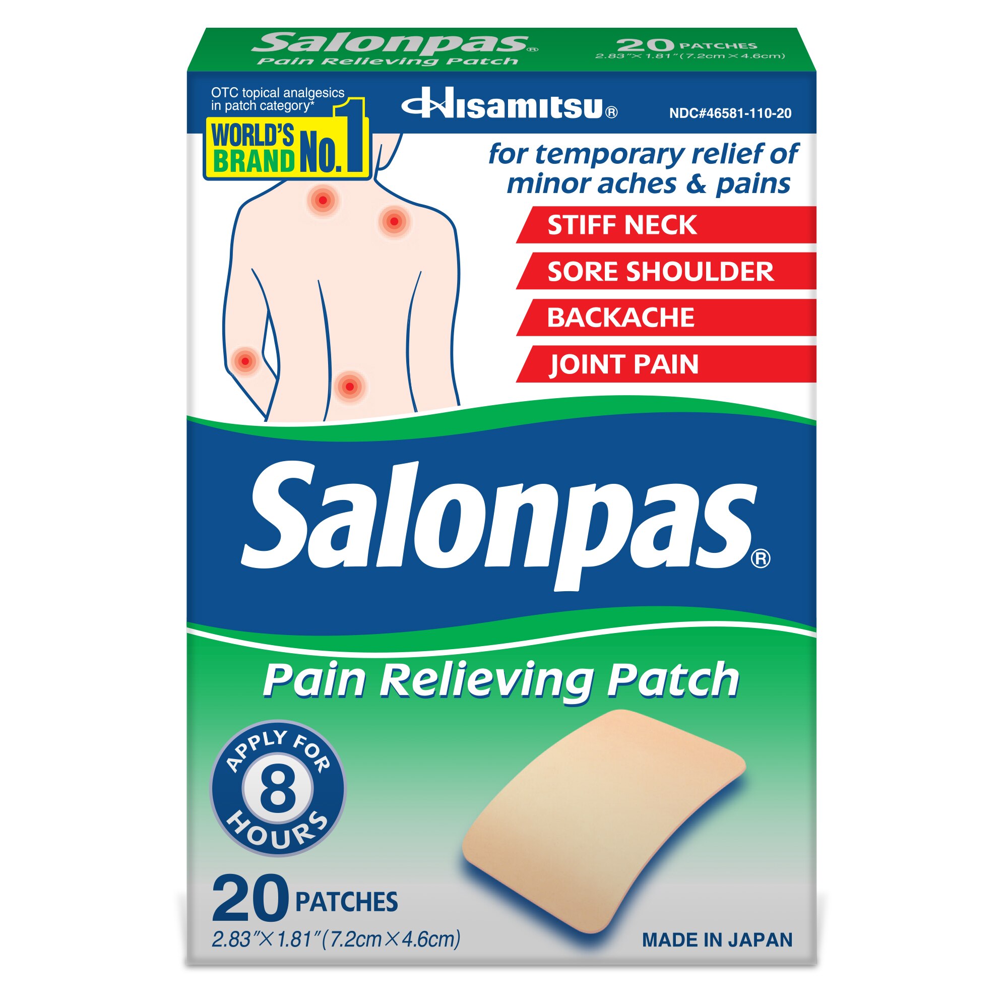 Salonpas - Parche para aliviar el dolor