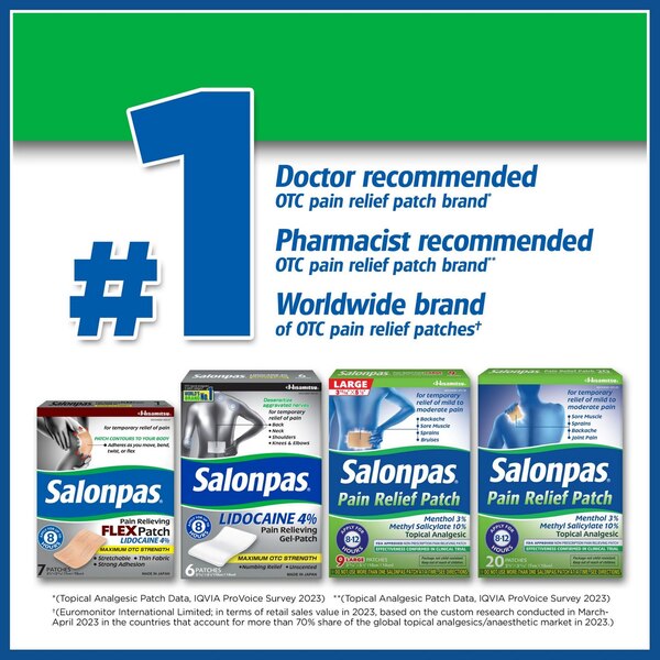 Salonpas Pain Relief Patch, 20 CT