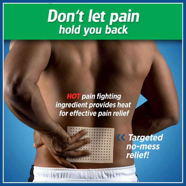 Salonpas Hot Capsicum Topical Analgesic Patches, 3 CT
