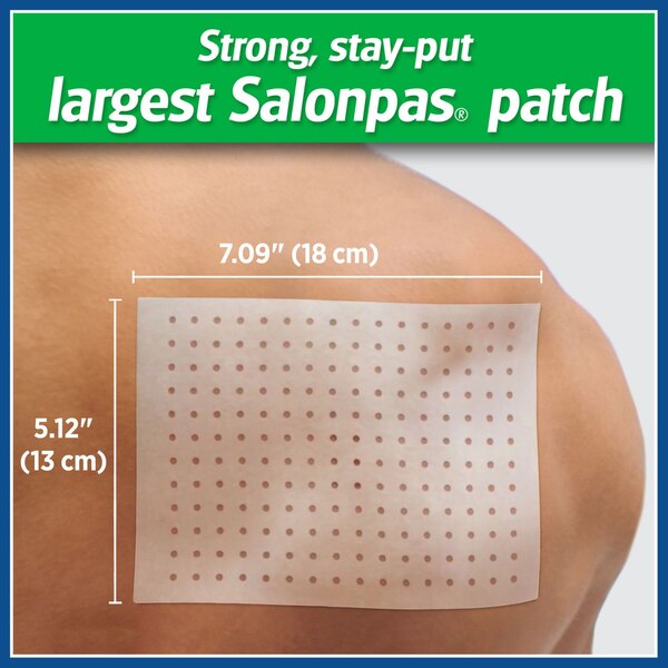 Salonpas Hot Capsicum Topical Analgesic Patches, 3 CT