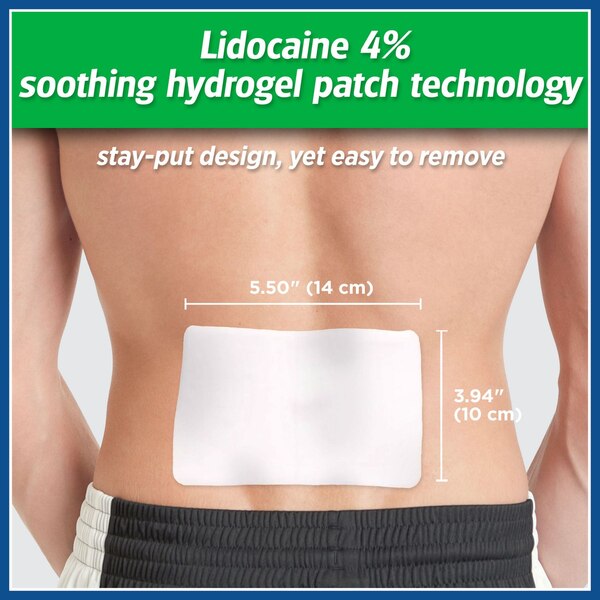 Salonpas Maximum Strength Lidocaine Gel Patches, 6 CT