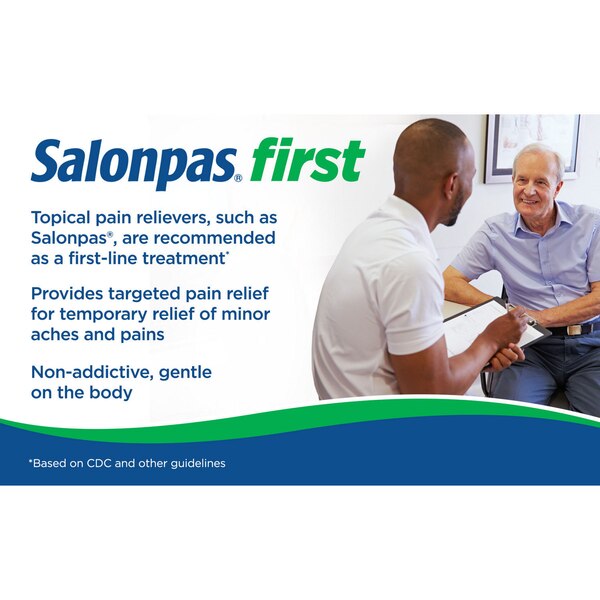Salonpas Pain Relieving Gel Patch Hot, 6 CT