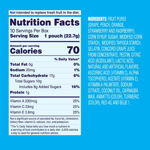 Welch's Fruit Snacks, Mixed Fruit, 9 oz