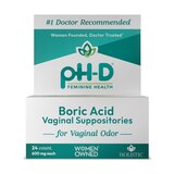 pH-D Feminine Health Boric Acid Vaginal Suppositories for Vaginal Odor, 24 CT, thumbnail image