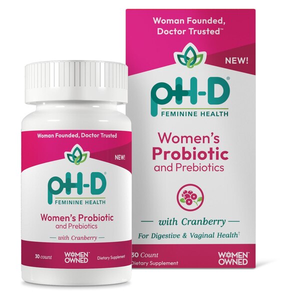 pH-D Women's Probiotic and Prebiotics with Cranberry, 30 CT