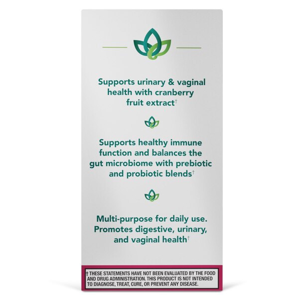 pH-D Women's Probiotic and Prebiotics with Cranberry, 30 CT