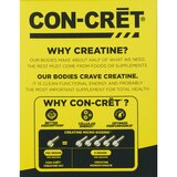CON-CRET Patented Creatine HCI Lemon-Lime Powder, 1.62 OZ, thumbnail image