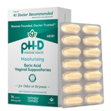 pH-D Moisturizing Boric Acid Suppositories, 14 CT, thumbnail image 3 of 3