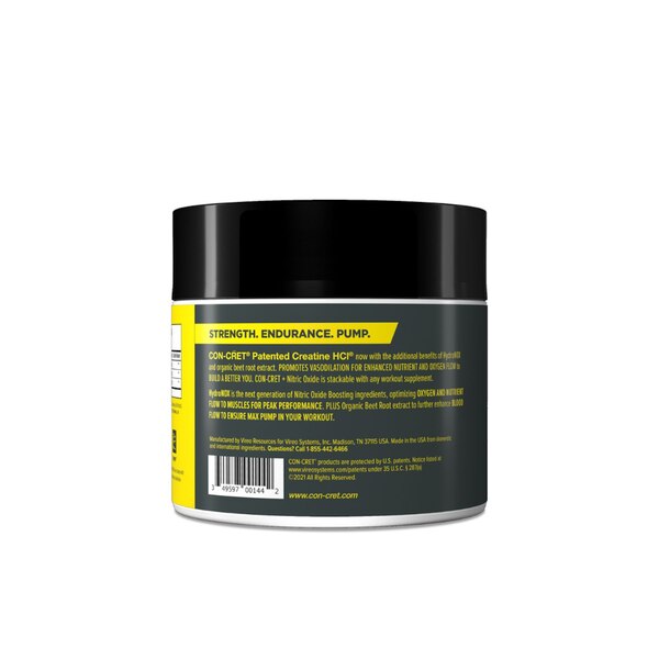CON-CRET + Nitric Oxide with HydroNOX Blood Orange Berry Powder, 8.45 OZ