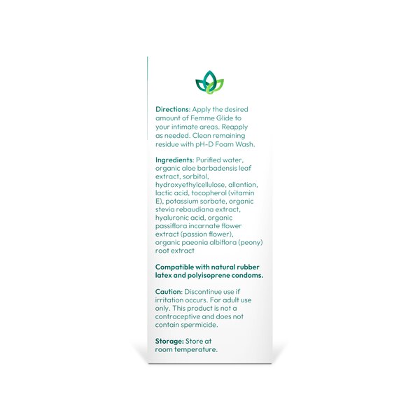 pH-D Femme Glide Personal Lubricant, 2 OZ