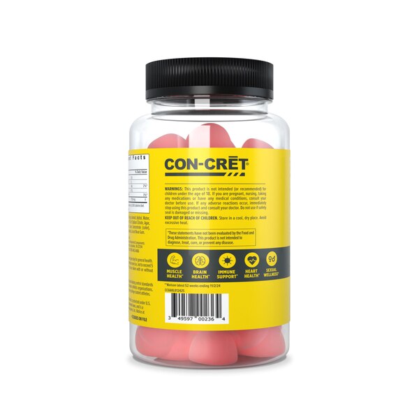 CON-CRET Creatine HCI Gummies, 60 CT