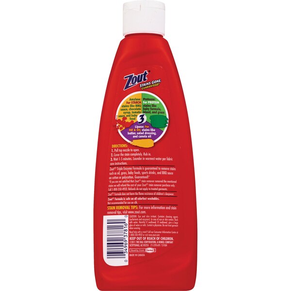 Zout Triple Enzyne Formula Laundry Stain Remover