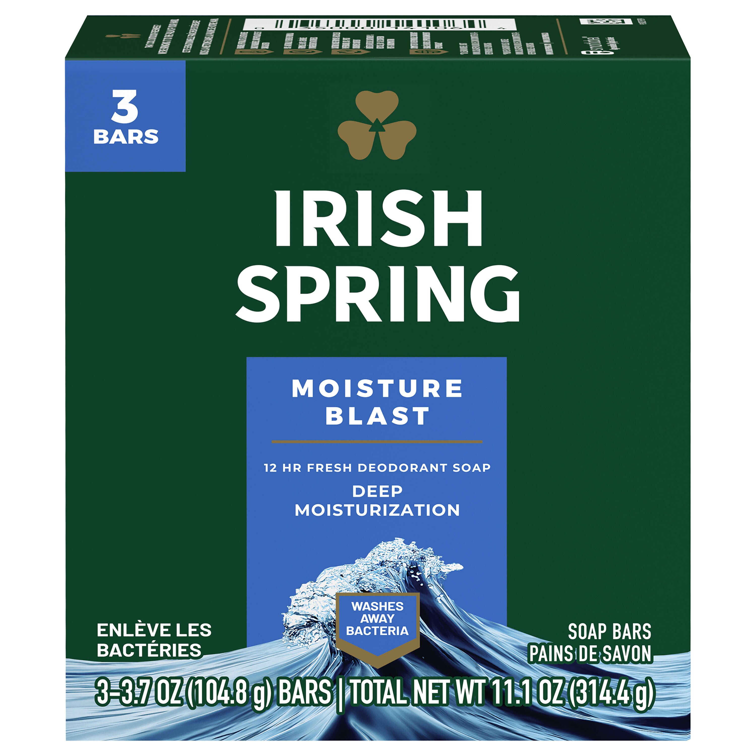 Irish Spring Moisture Blast Bar Soap