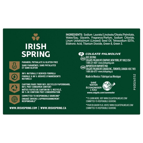 Irish Spring Bar Soap