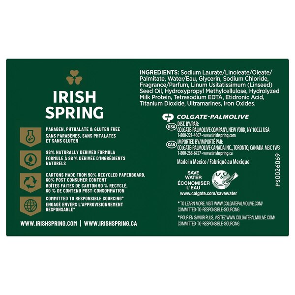 Irish Spring Moisture Blast Bar Soap