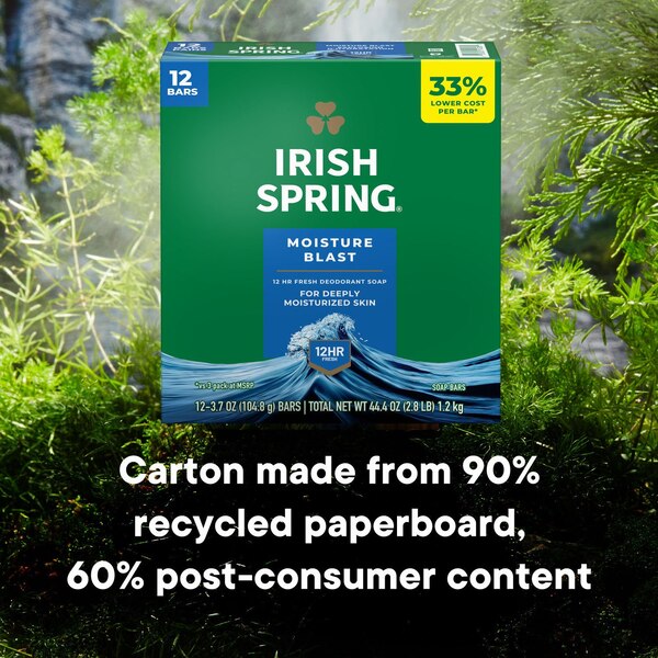 Irish Spring Moisture Blast Bar Soap