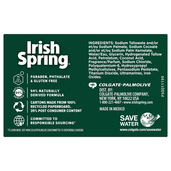 Irish Spring Moisture Blast Bar Soap