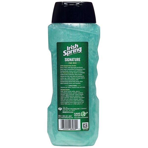 Irish Spring Signature Hydrtaing Body Wash, 15 OZ