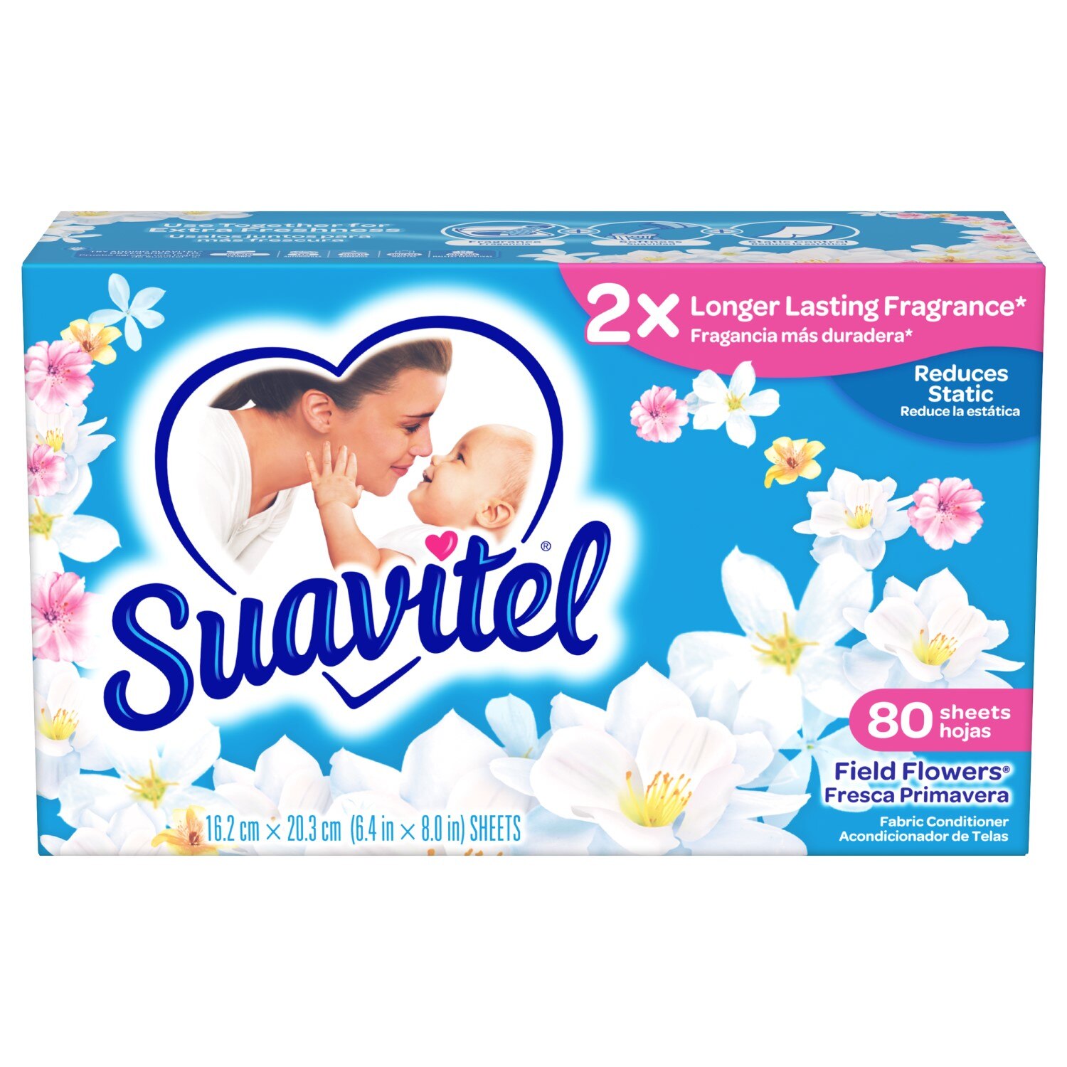 Suavitel - Acondicionador en láminas para telas, Field Flowers