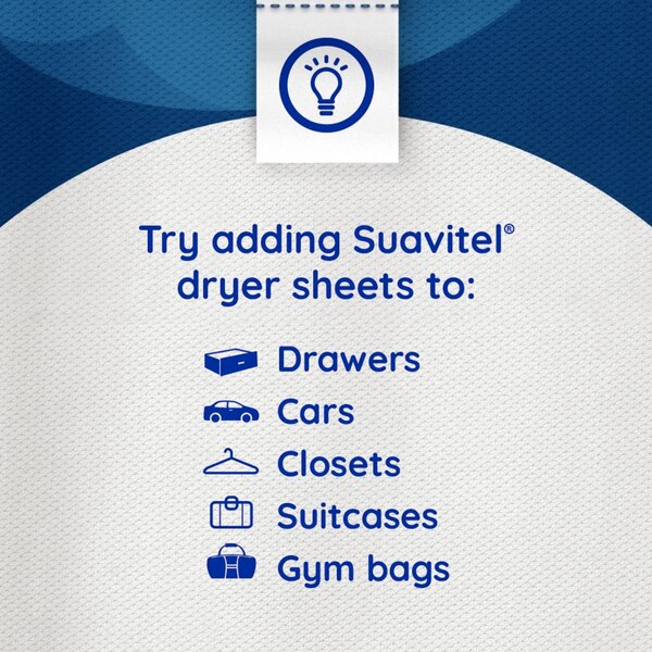 Suavitel Complete Dryer Sheets, Morning Sun, 70 CT