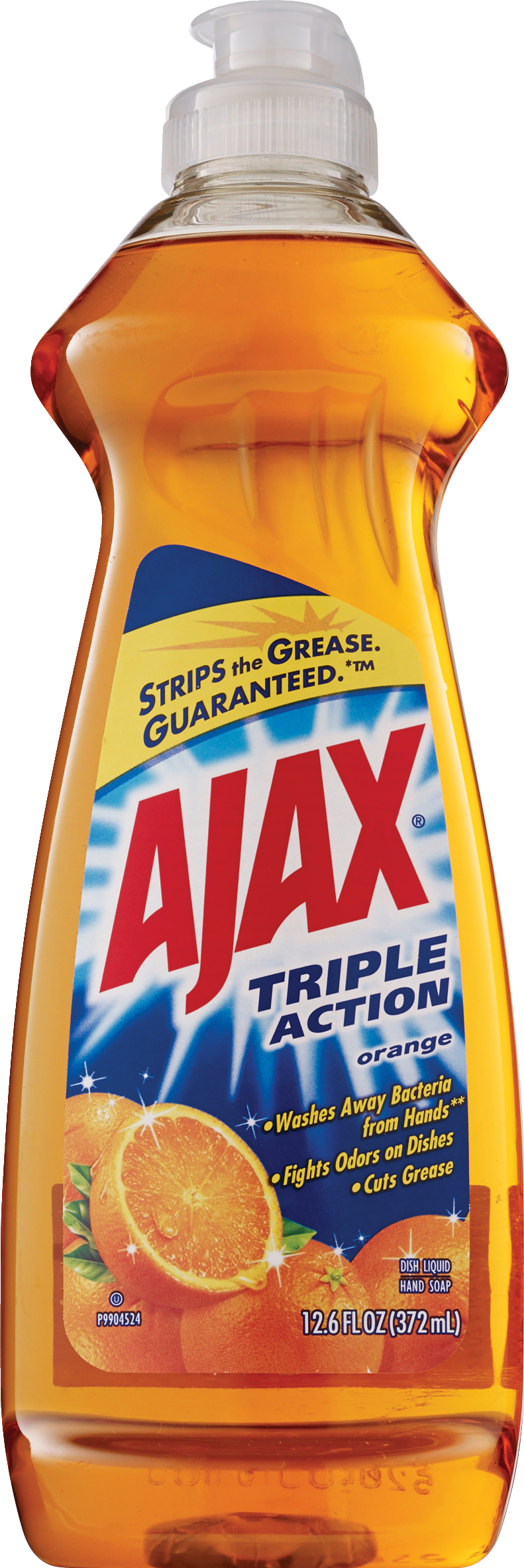 Ajax Ultra Triple Action Liquid Dish Soap, Orange, 12.6 OZ