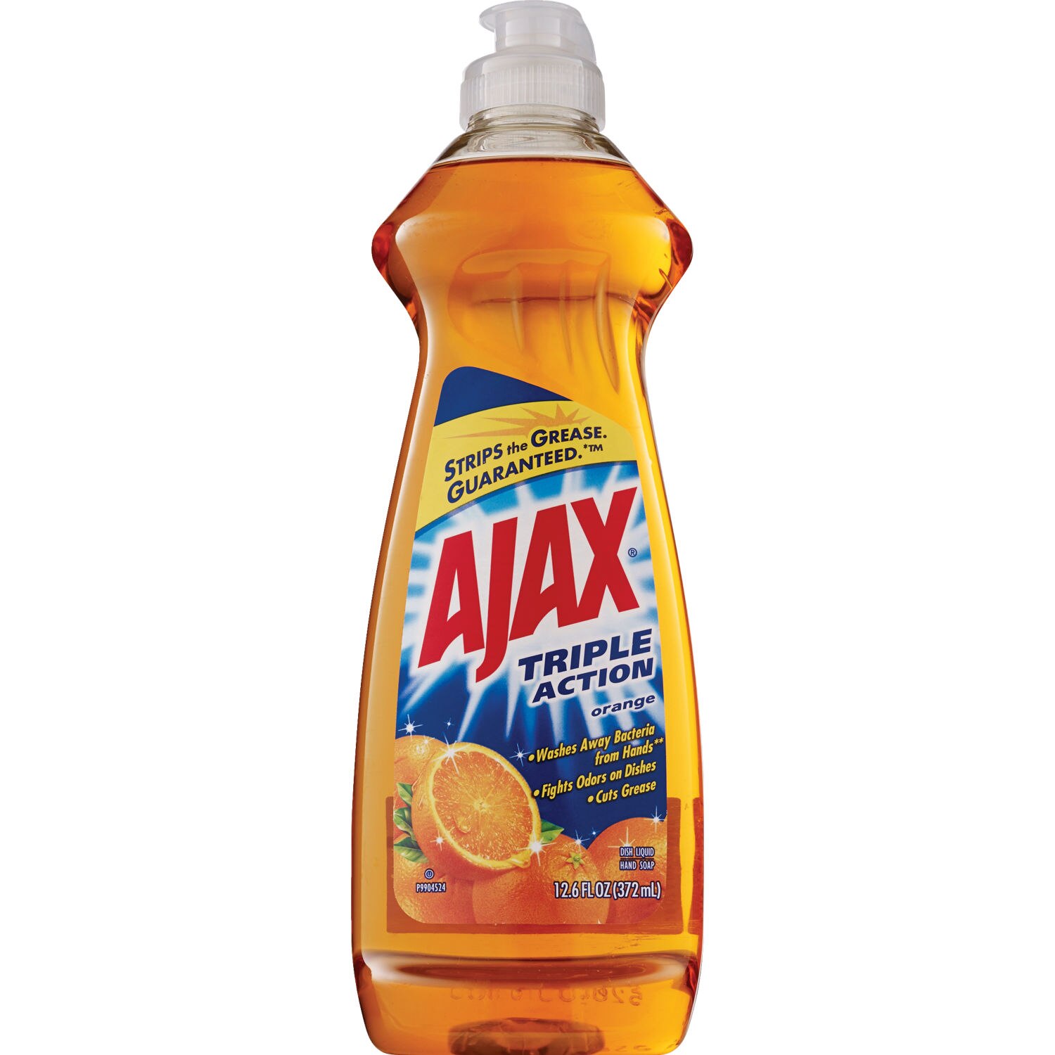 Ajax Ultra Triple Action Liquid Dish Soap, Orange, 12.6 OZ