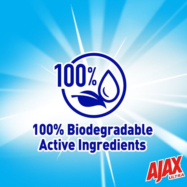 Ajax Ultra Liquid Dish Soap, Lemon Scent, 28 oz