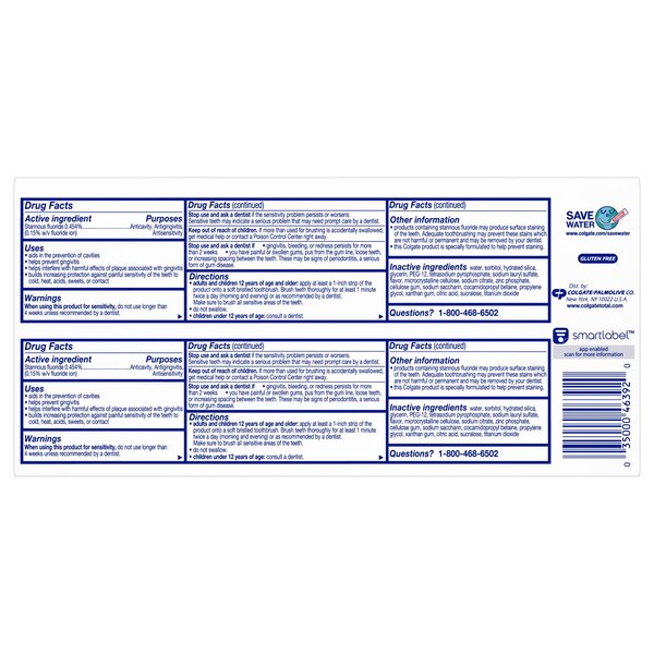 Colgate Total Active Prevention Toothpaste, Whitening Paste, 5.1 OZ
