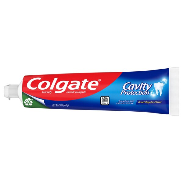 Colgate Cavity Protection Fluoride Toothpaste, Great Regular Flavor, 6 OZ, 3 Pack