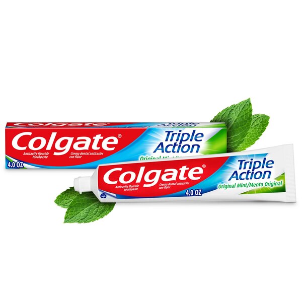 Colgate Triple Action Toothpaste, 4 OZ