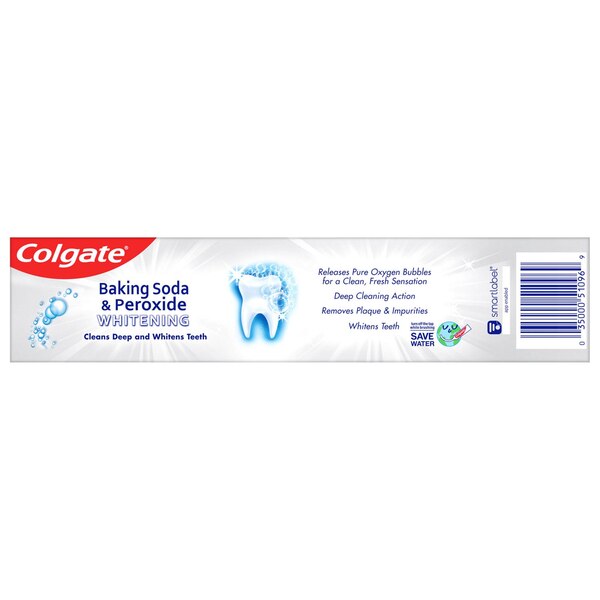 Colgate Baking Soda & Peroxide Toothpaste, Brisk Mint, 8.2 OZ