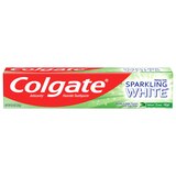 Colgate Anticavity Sparkling White Fluoride Toothpaste, Mint Zing, 8.2 O OZ, thumbnail image