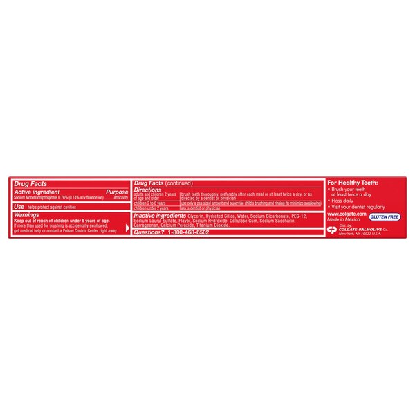 Colgate Baking Soda and Peroxide Whitening Toothpaste, Brisk Mint, 2.5 OZ