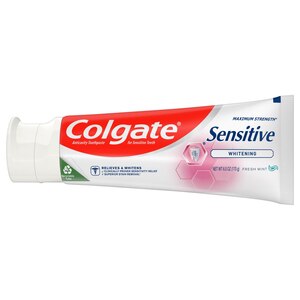 Colgate Sensitive Anticavity Whitening Toothpaste, Fresh Mint