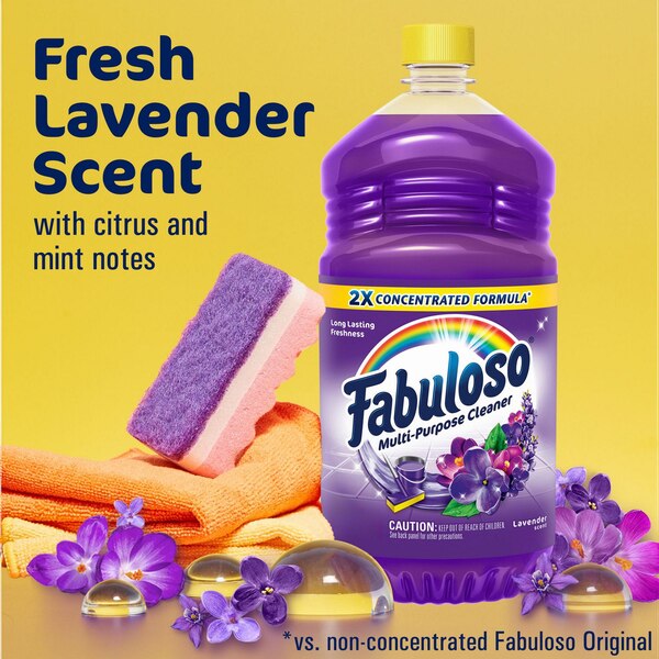 Fabuloso Liquid Floor Cleaner, Lavender, 33.8 oz