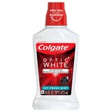 Colgate Optic White Advanced Whitening Mouthwash, Alcohol-Free, Icy Fresh Mint, 16 OZ, thumbnail image