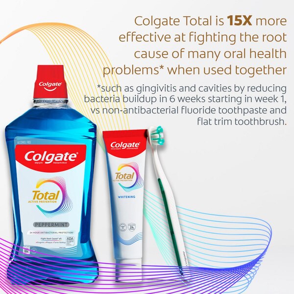 Colgate Total Advanced Pro-Shield Mouthwash, Peppermint, 8.4 OZ
