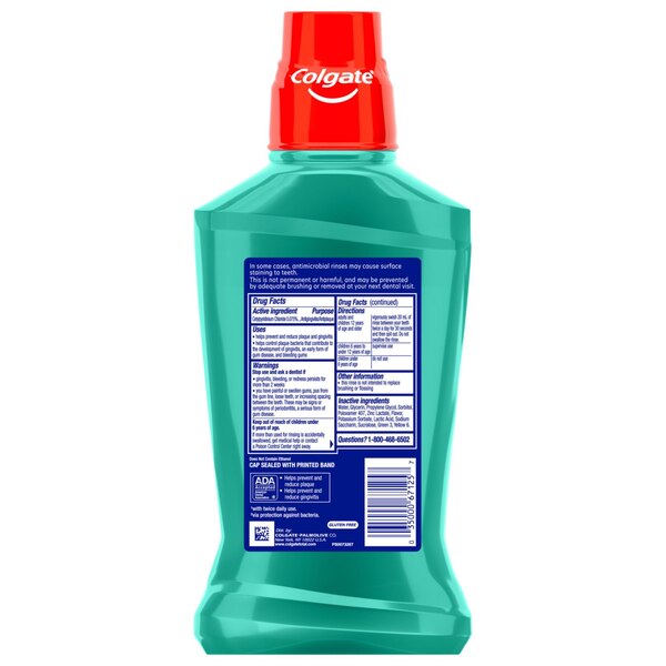 Colgate Total Advanced Pro-Shield Mouthwash, Spearmint, 16.9 OZ