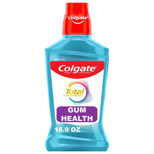 Colgate Total Gum Health Mouthwash, Clean Mint, 16.9 OZ