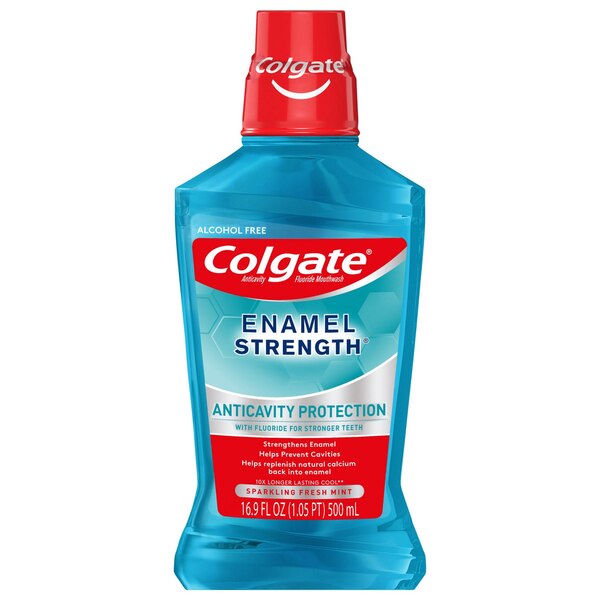Colgate Enamel Health Mouthwash, Fresh Mint, 16.9 OZ