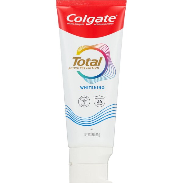 Colgate Total Active Prevention Toothpaste, Whitening Gel