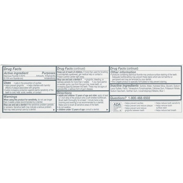 Colgate Total Active Prevention Toothpaste, Whitening Gel