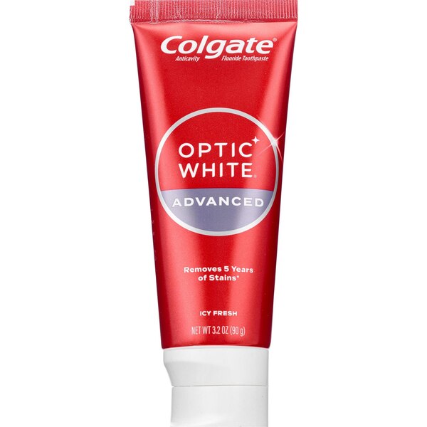 Colgate Optic White Advanced Teeth Whitening Toothpaste, Icy Fresh, 3.2 OZ