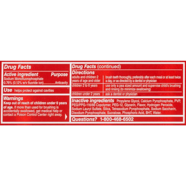 Colgate Optic White Advanced Teeth Whitening Toothpaste, Sparkling White, 4.5 OZ