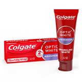 Colgate Optic White Advanced Teeth Whitening Toothpaste, Sparkling White, 3.2 OZ, thumbnail image