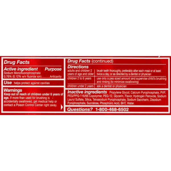 Colgate Optic White Advanced Teeth Whitening Toothpaste, Sparkling White, 4.5 OZ, 2 Pack
